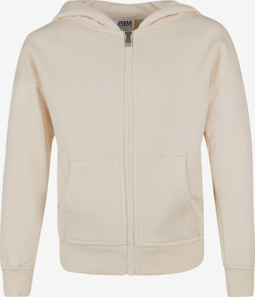 Veste de survêtement Urban Classics en beige : devant