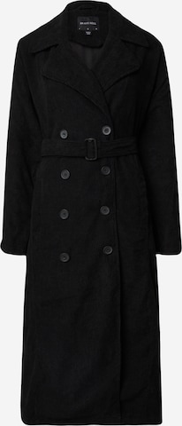 Manteau mi-saison BRAVE SOUL en noir : devant