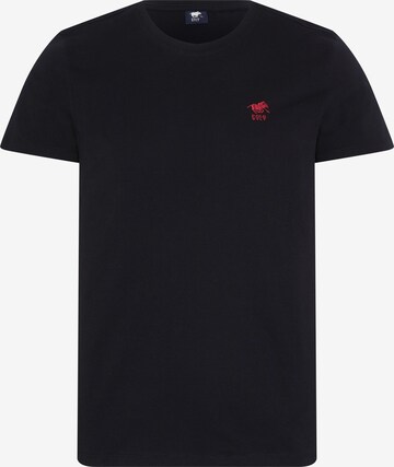 Polo Sylt Shirt in Black: front