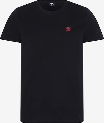 Polo Sylt T-Shirt in Schwarz: predná strana