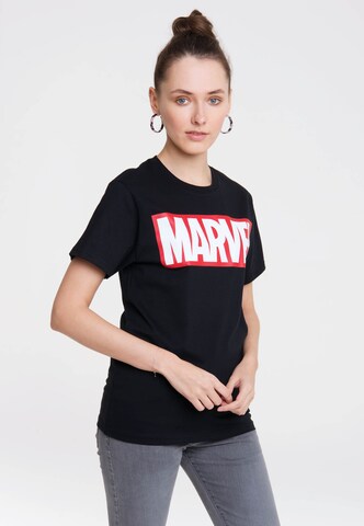 LOGOSHIRT T-Shirt 'Marvel Comics' in Mischfarben: predná strana