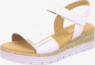 GABOR Sandals in White: front