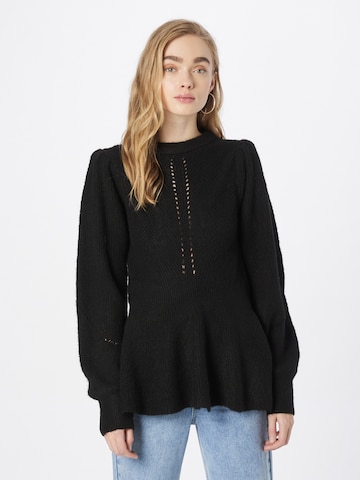 b.young Sweater 'OMINA' in Black: front