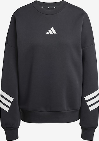 ADIDAS SPORTSWEAR - Camiseta deportiva en negro: frente