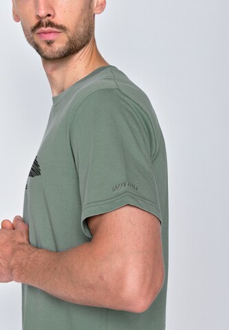 GREENBOMB Shirt 'Nature Keep' in Green