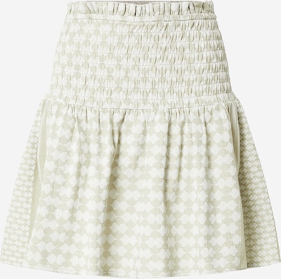 Summery Copenhagen Skirt 'Nova' in Light grey / Off white, Item view