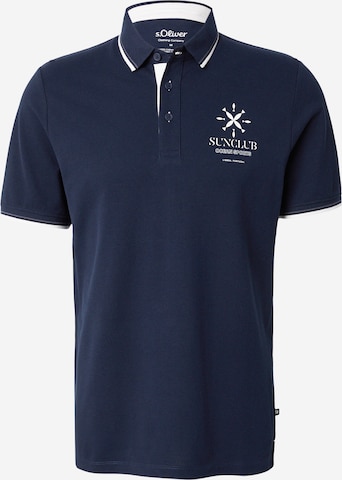 T-Shirt s.Oliver en bleu : devant