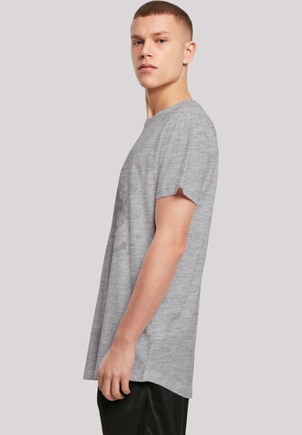F4NT4STIC Shirt 'Harry Potter The Marauder's Map' in Grey