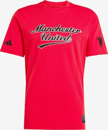 ADIDAS ORIGINALS T-Shirt 'Manchester United' in Rot: Vorderseite