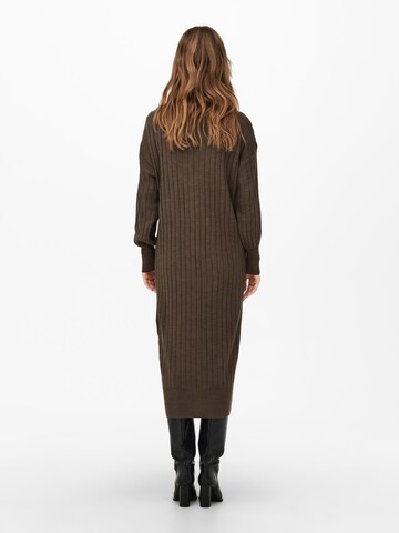 Only Maternity Knitted dress in Brown