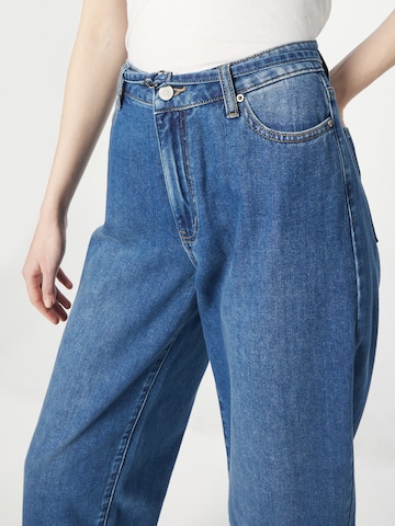 Soft Rebels Wide Leg Jeans 'Darcie' in Blau