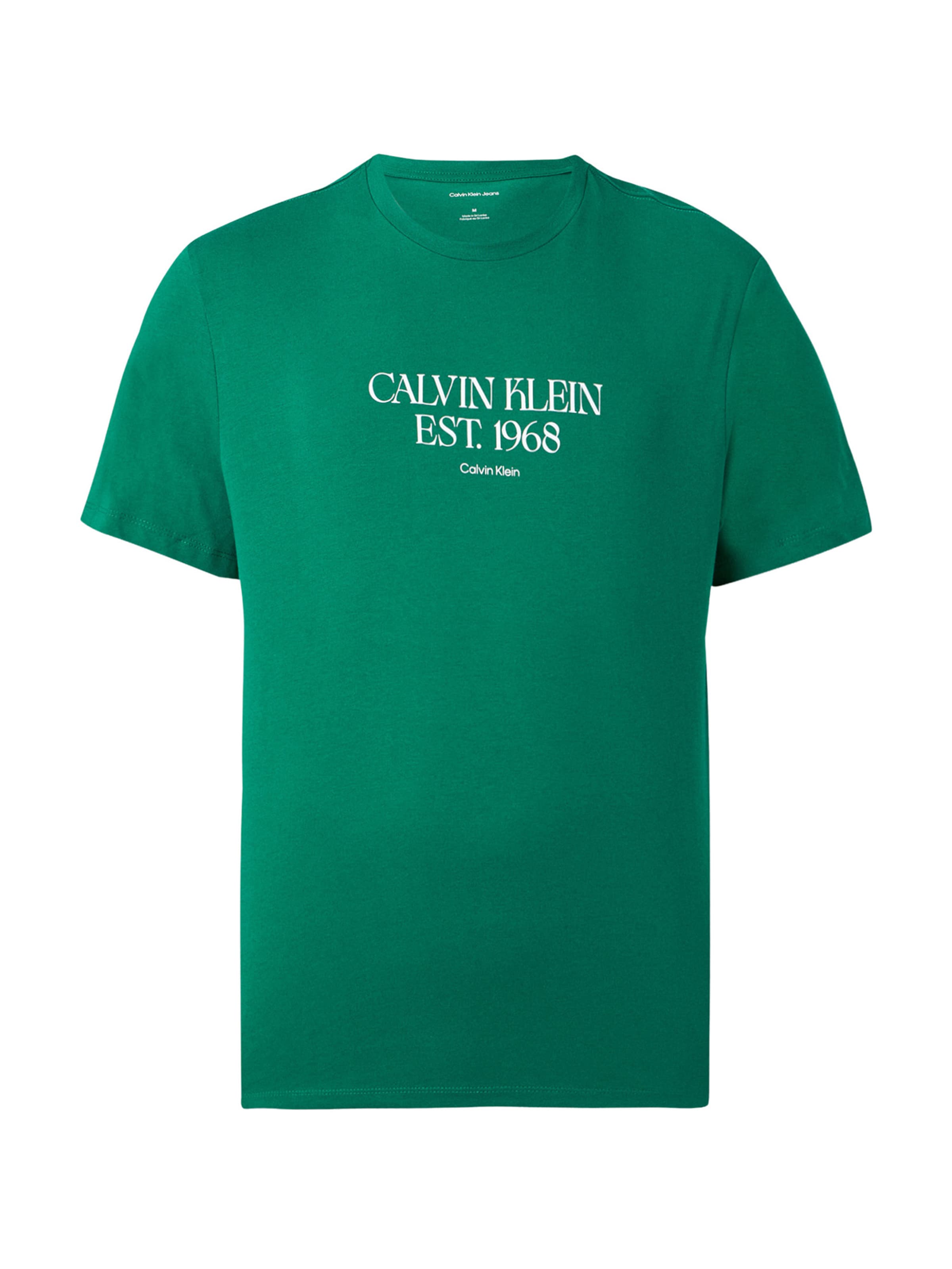 T-Shirt '30S' Calvin Klein Jeans en vert : devant