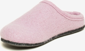 Gottstein Hausschuh 'Walkpantoffel Alpine Light' in Pink: Vorderseite
