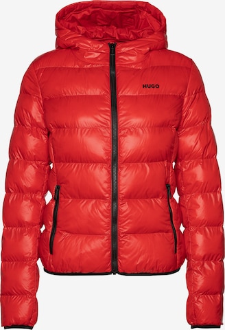 HUGO Red Prehodna jakna 'Famara' | rdeča barva: sprednja stran