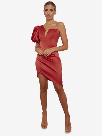 Chi Chi London Cocktail Dress in Red