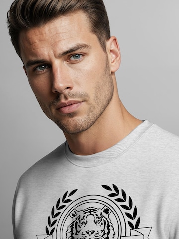 Neverless Sweatshirt 'Old School' in Grey