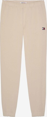 Tommy Jeans Tapered Pants in Beige: front