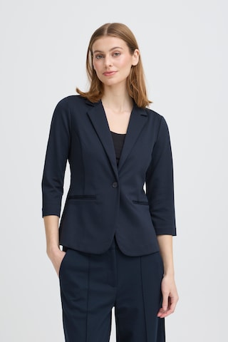 ICHI Blazers 'Kate' in Blauw: voorkant