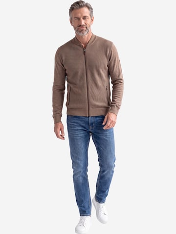redmond Knit cardigan 'Basic' in Brown