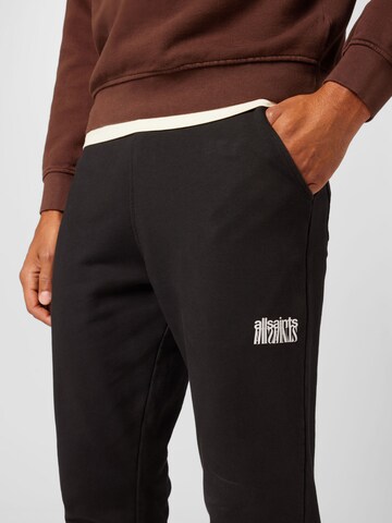 AllSaints Tapered Trousers in Black