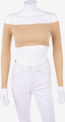 Missguided Petite Top & Shirt in XXS in Beige: front