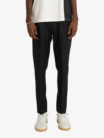 regular Pantaloni con piega frontale di LOW BRAND in nero: frontale