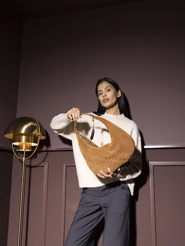 ABRO Shoulder Bag 'NAN' in Brown