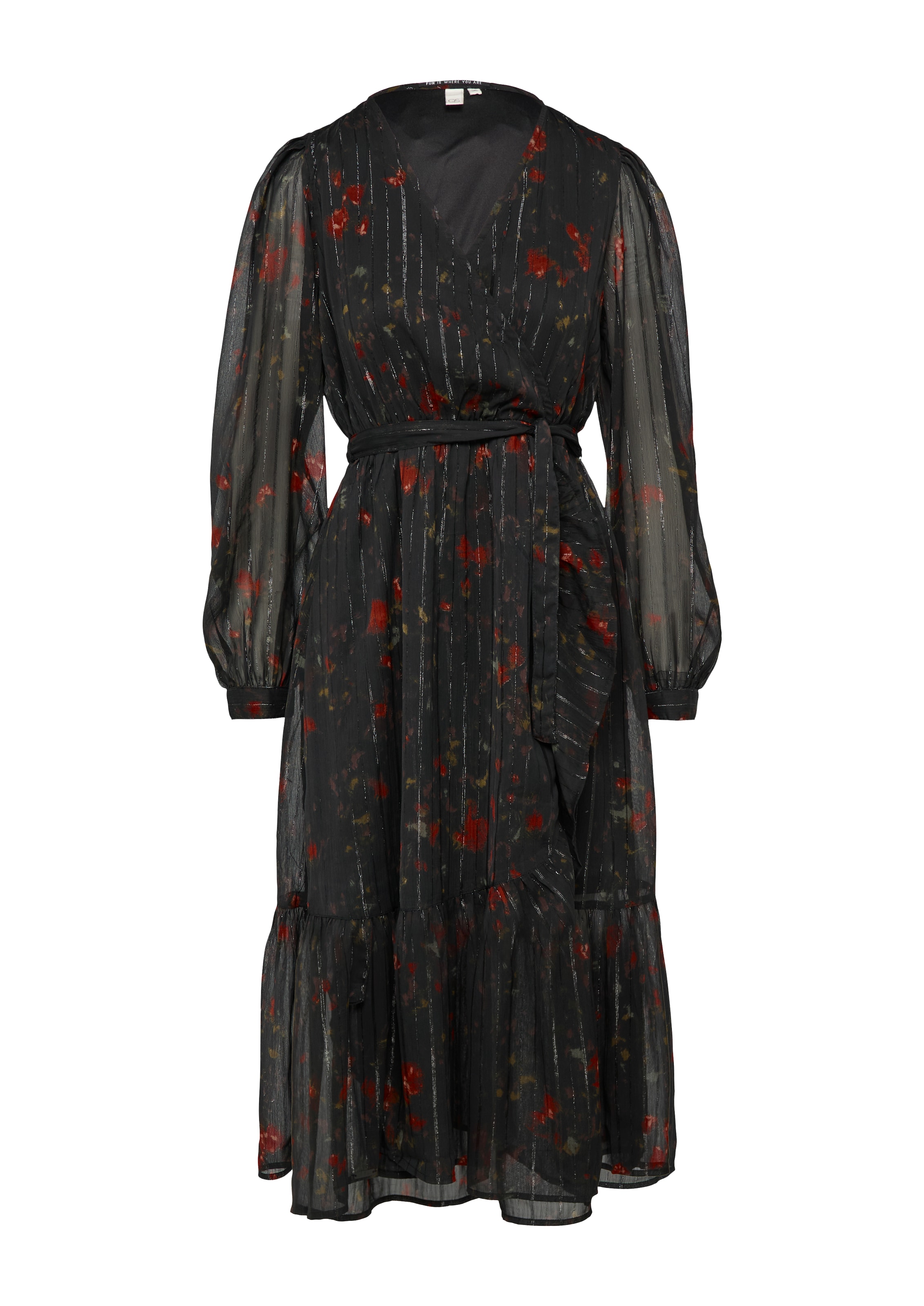 Robe QS en noir : devant
