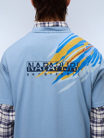 NAPAPIJRI Μπλουζάκι 'S-Fiemme' σε μπλε