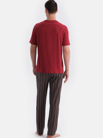 Pyjama long Dagi en rouge