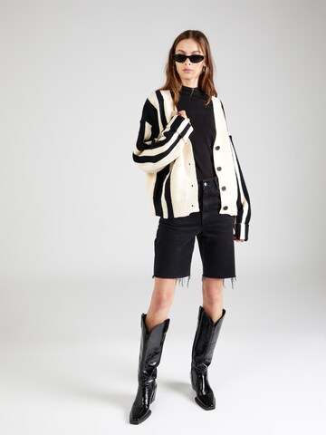 Nasty Gal Knit cardigan in Beige