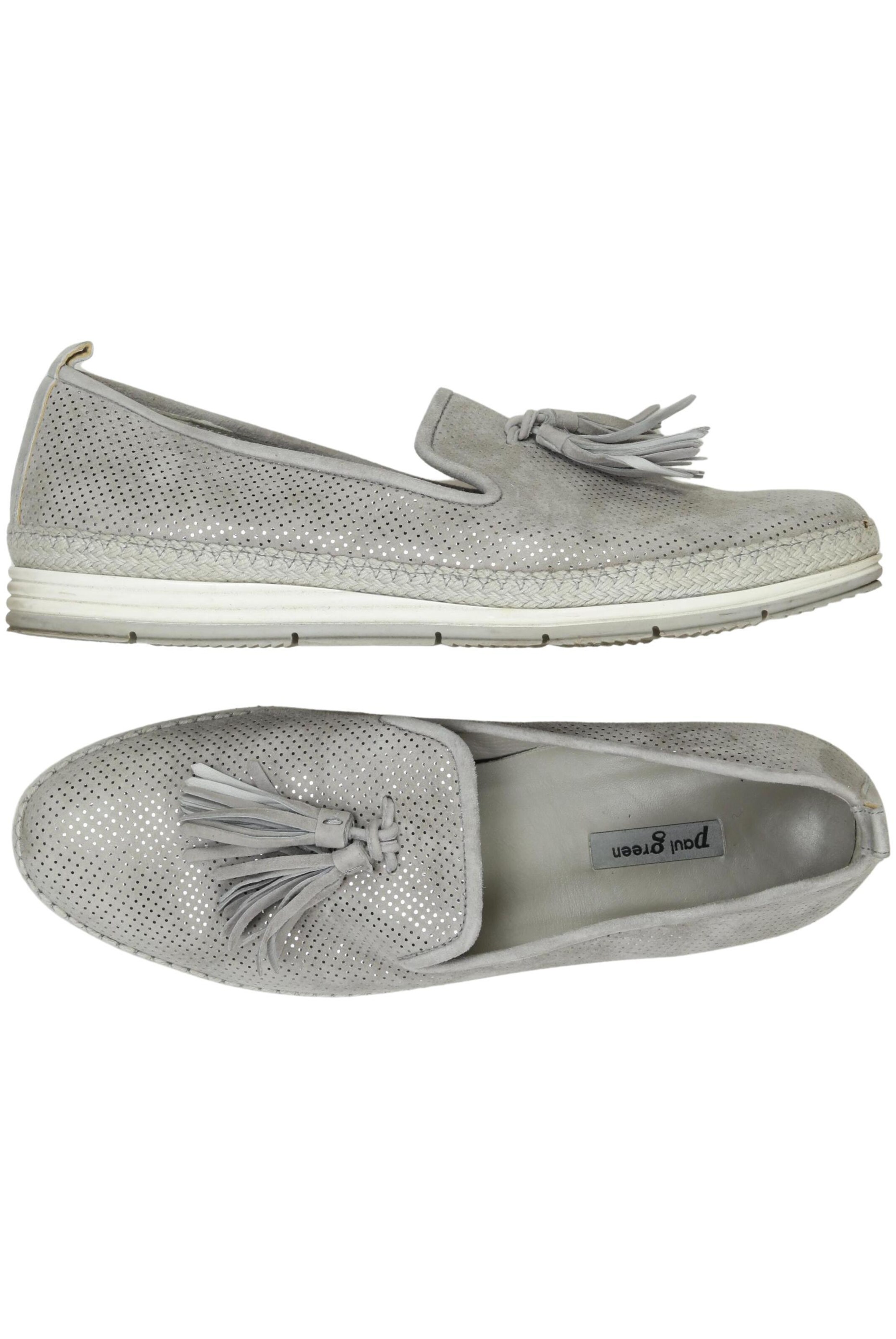 Paul Green Flats & Loafers in 39 in Grey: front