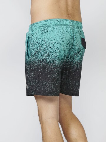 KOROSHI Badeshorts in Grün