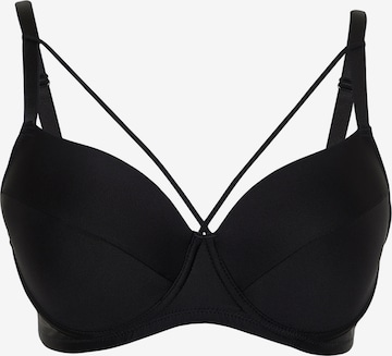 Trendyol Curve Pienentävät Rintaliivi värissä musta: etupuoli