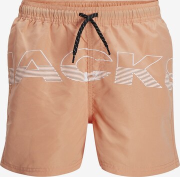 JACK & JONES Swimming shorts in Pink: front