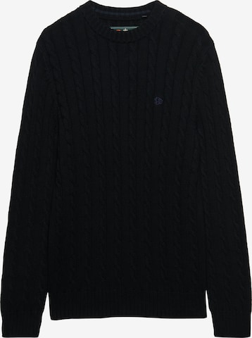 Superdry & Co Sweter w kolorze czarny: przód