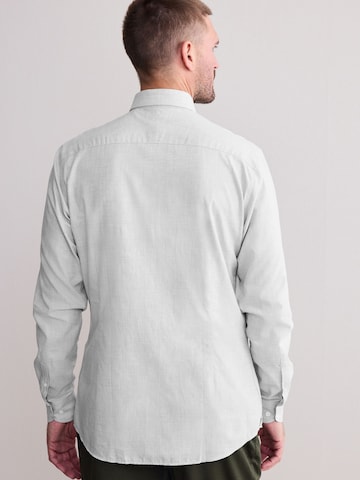 Next - Ajuste estrecho Camisa en gris