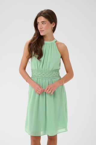 Cream Jurk 'CRSantina' in Groen: voorkant