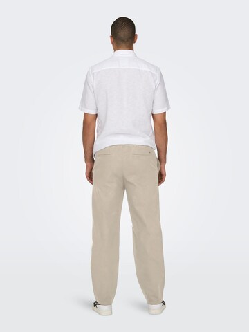 Only & Sons - Loosefit Pantalón 'ONSSinus' en gris