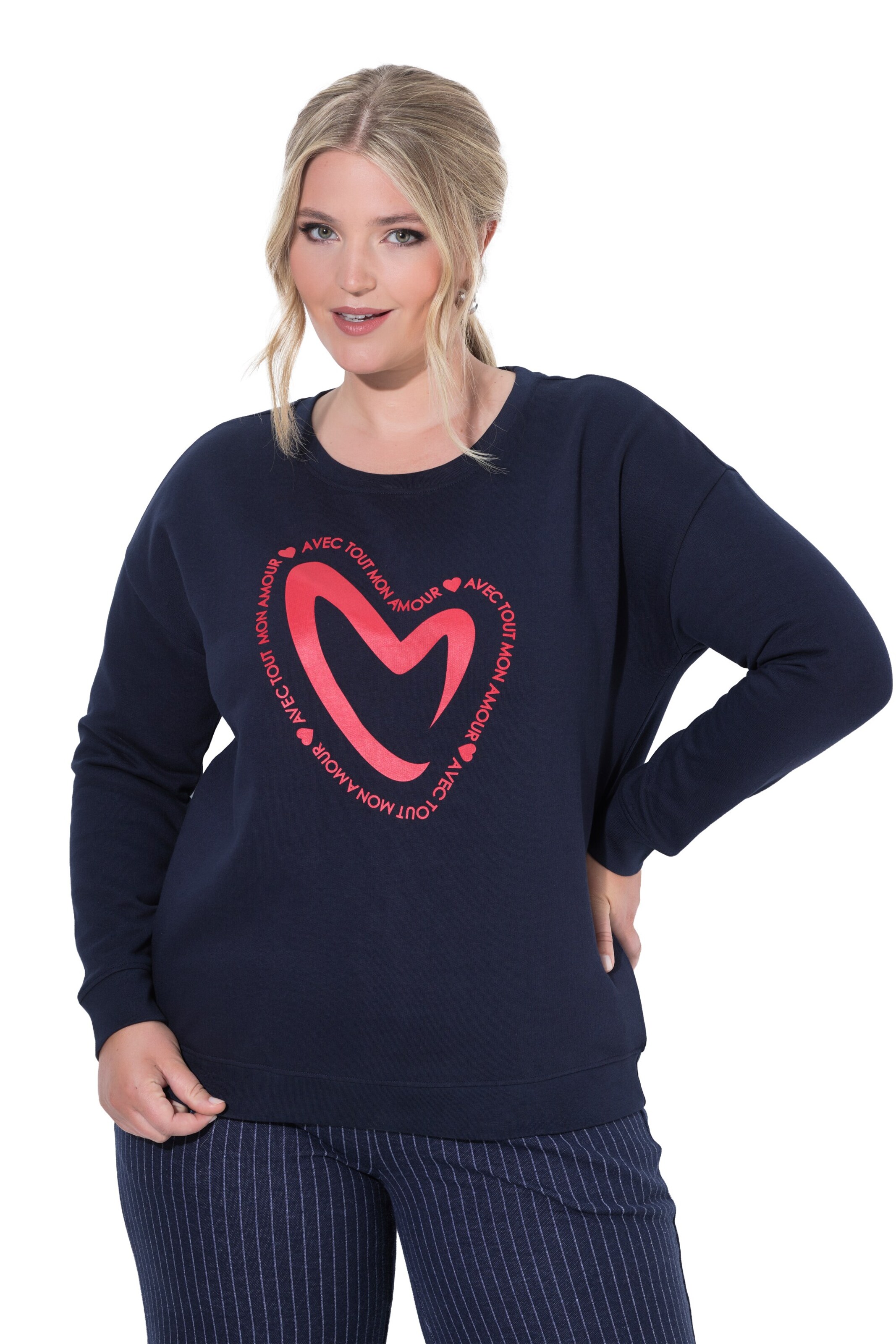 MIAMODA Sweatshirt in Blue: front