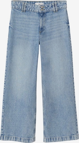 MANGO Regular Jeans in Blauw: voorkant