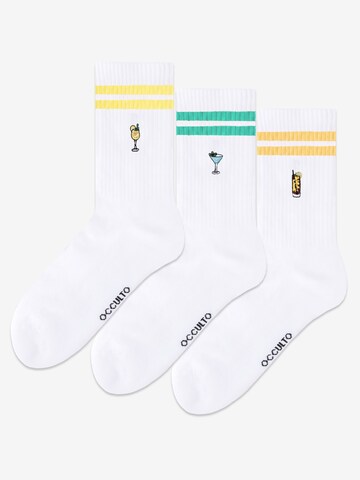 Occulto Sports socks 'Summer' in Blue