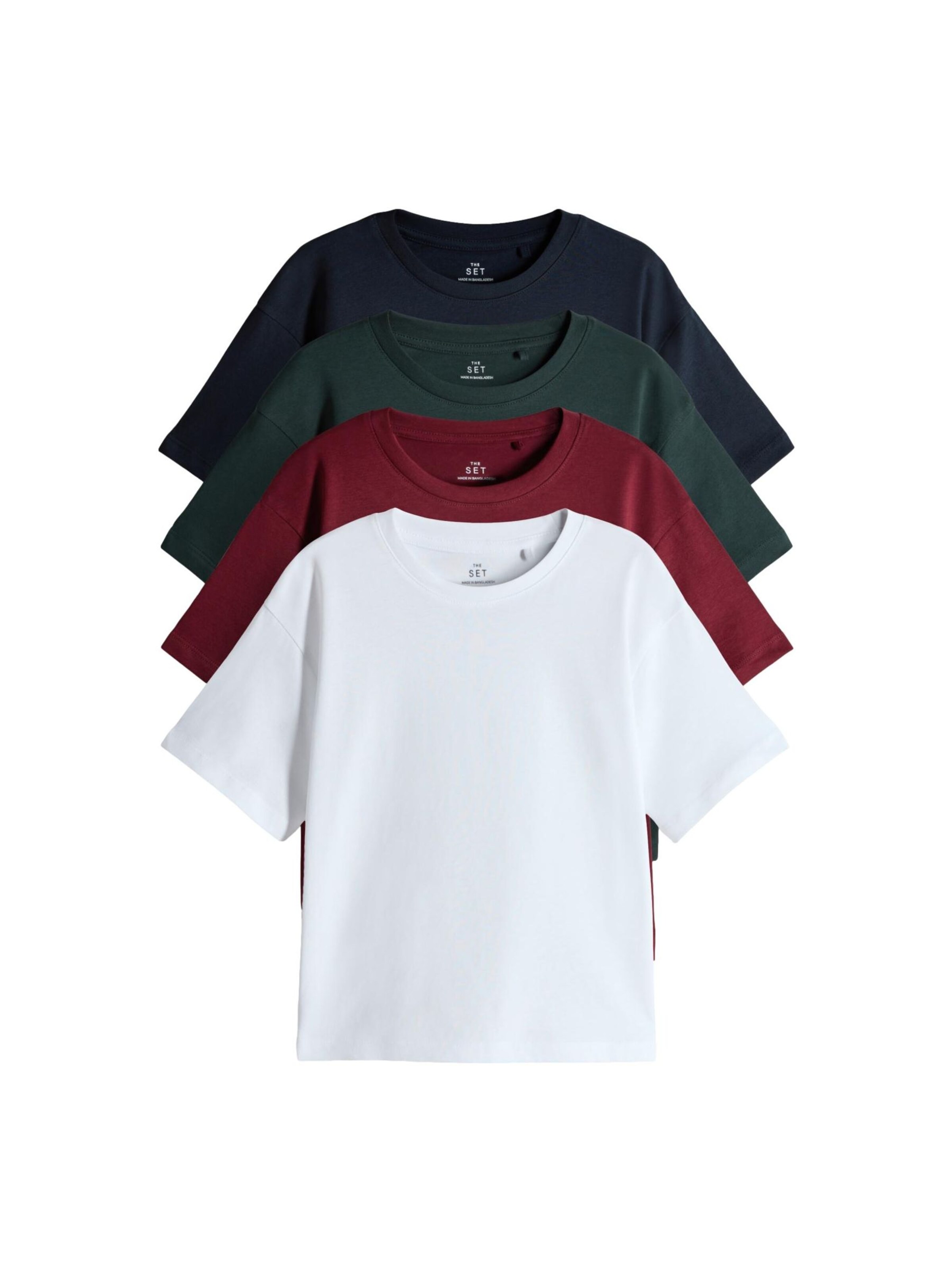 The Set Тениска в синьо: отпред