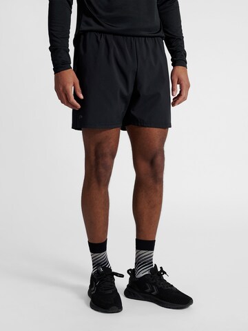 Newline Regular Sports trousers in Black: front