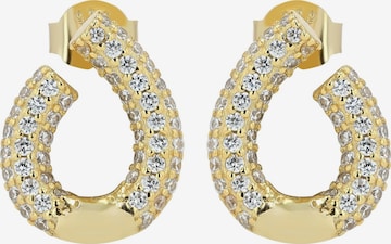 Akzent Earrings '"Elenia" aus 925 Sterlingsilber, rhodiniert, langlebig' in Gold: front