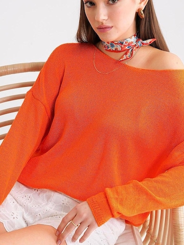 Pullover di MixRay in arancione