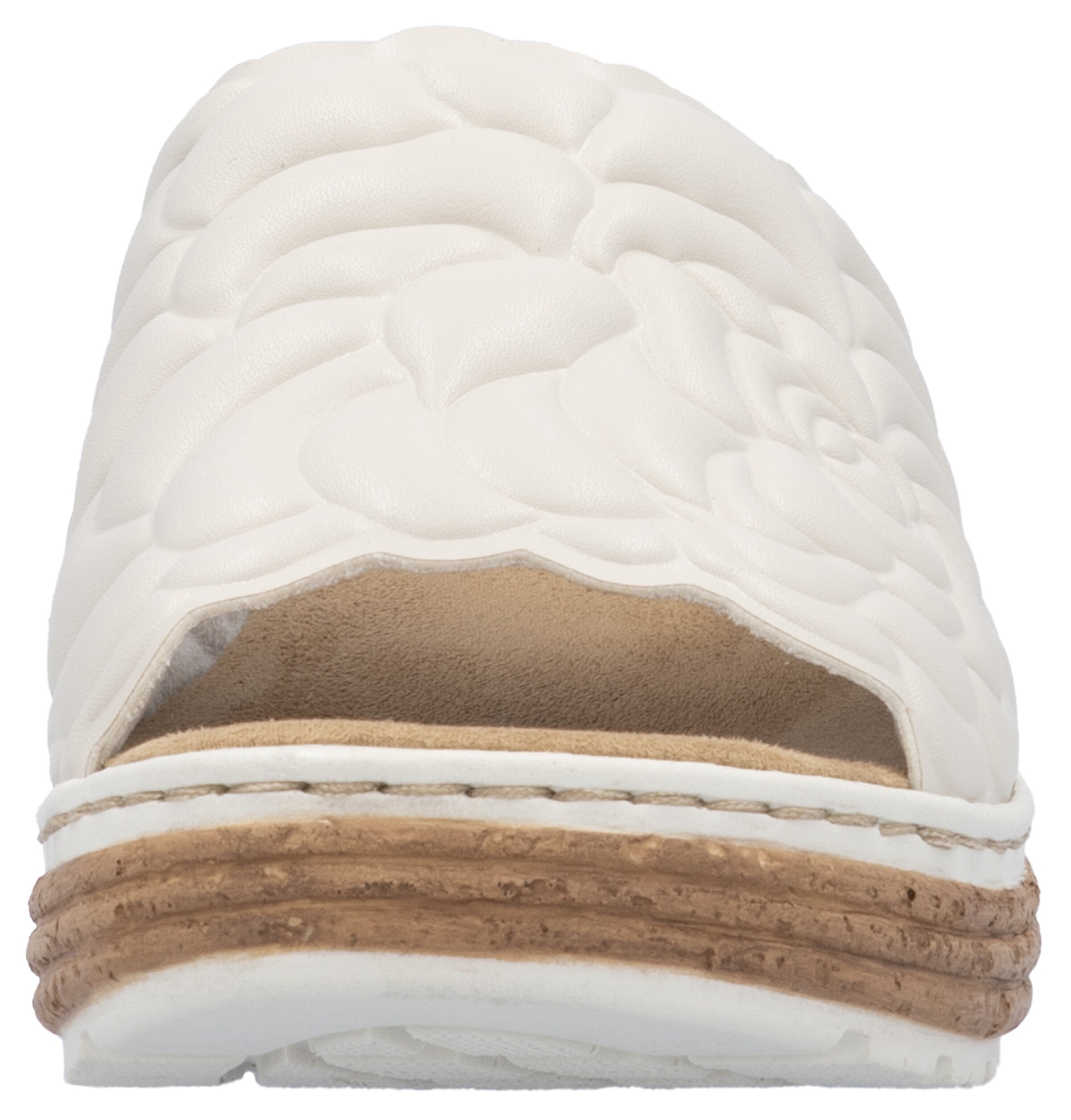 Mule Rieker en blanc