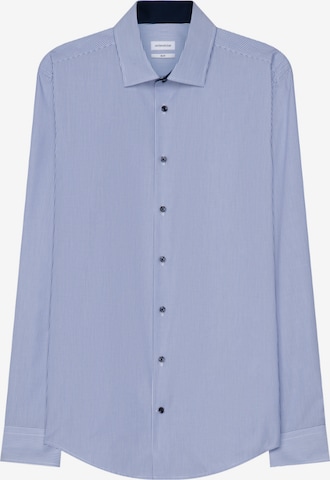 Coupe slim Chemise business SEIDENSTICKER en bleu : devant