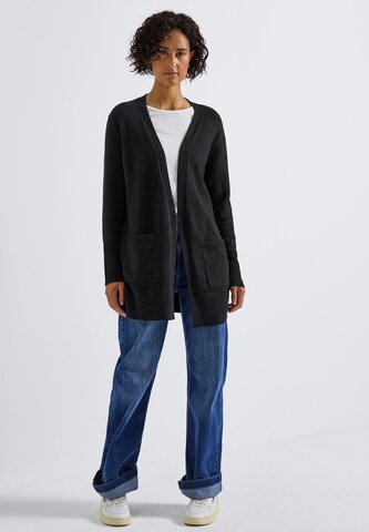 STREET ONE Strickjacke in Schwarz