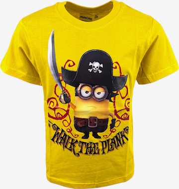 Minions Shirt 'Minions Jersey T-Shirt' in Yellow: front